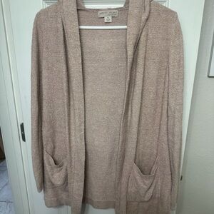Barefoot Dreams Soft Tan Cardigan